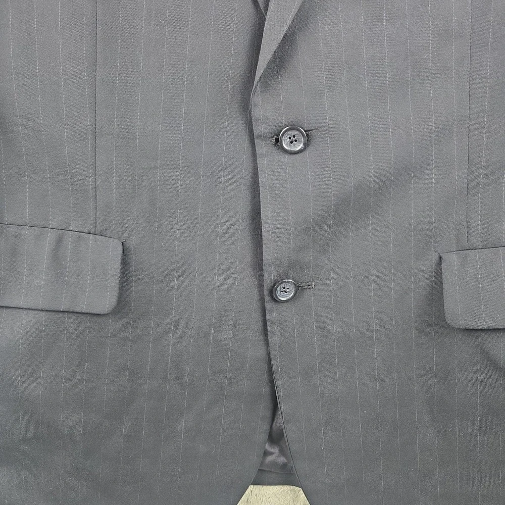Brooks Brothers Brookease Blazer Mens 43R Dark Gray Sport‎ Coat Jacket 100% wool